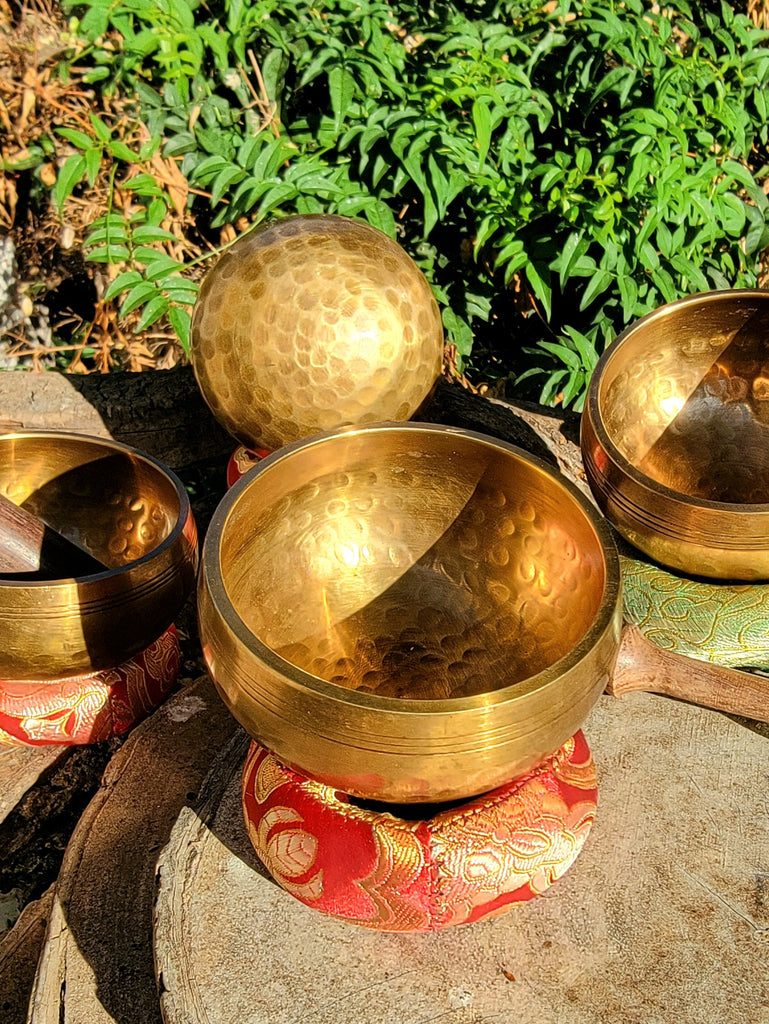 Beginners Brass Hand Hammered Singing Bowls made in Nepal