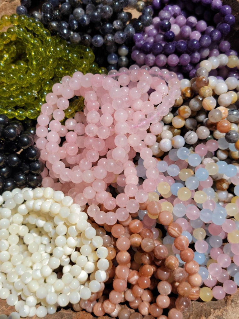 High Vibrational Crystal Stone Bracelets, Empowering Crystal Beaded Bracelets, Hard to find beaded Bracelets